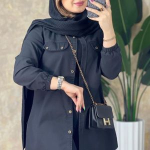 خرید انلاین مانتو بغل زیپ