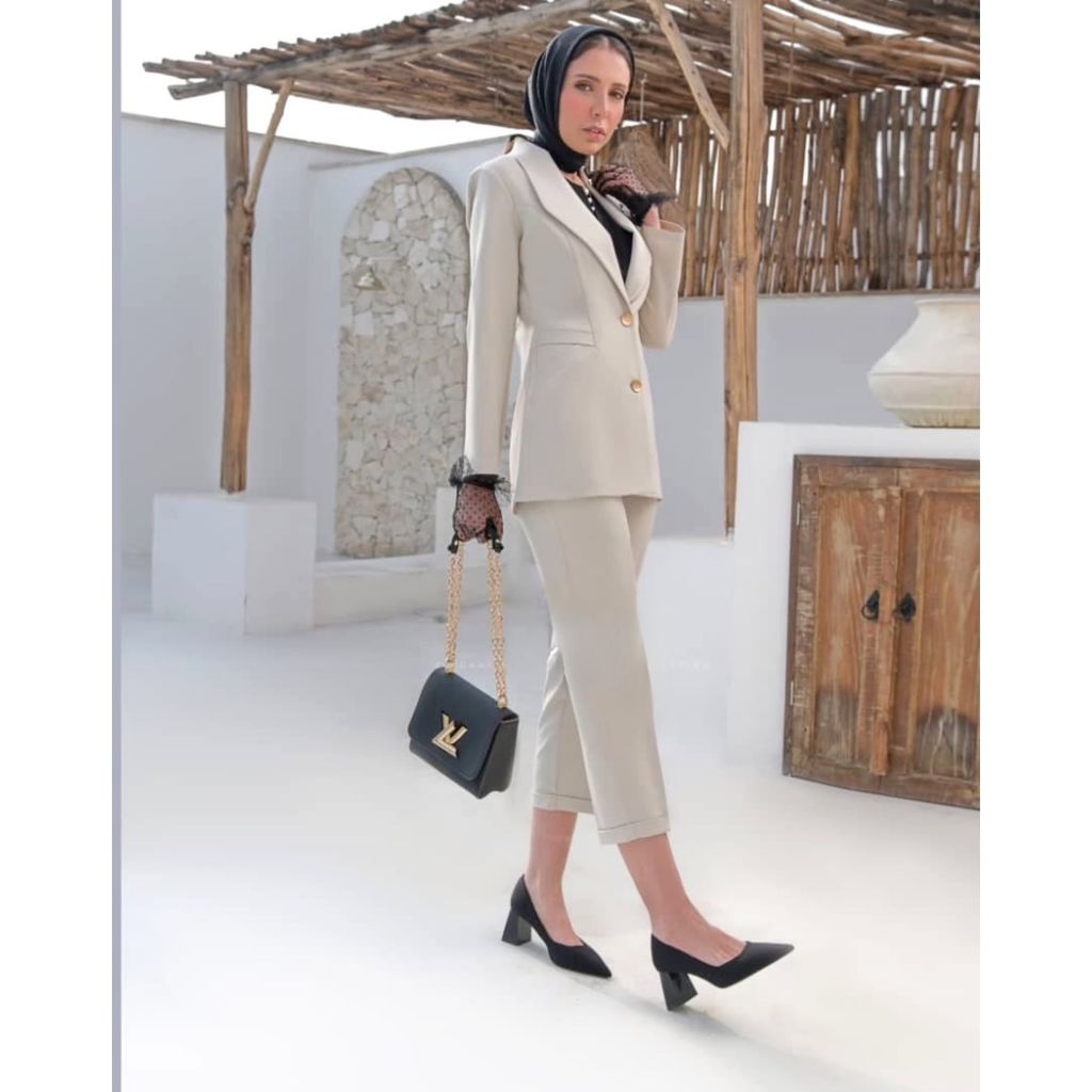 فروش اینترنتی کت زنانه برش دار تولین TULLN