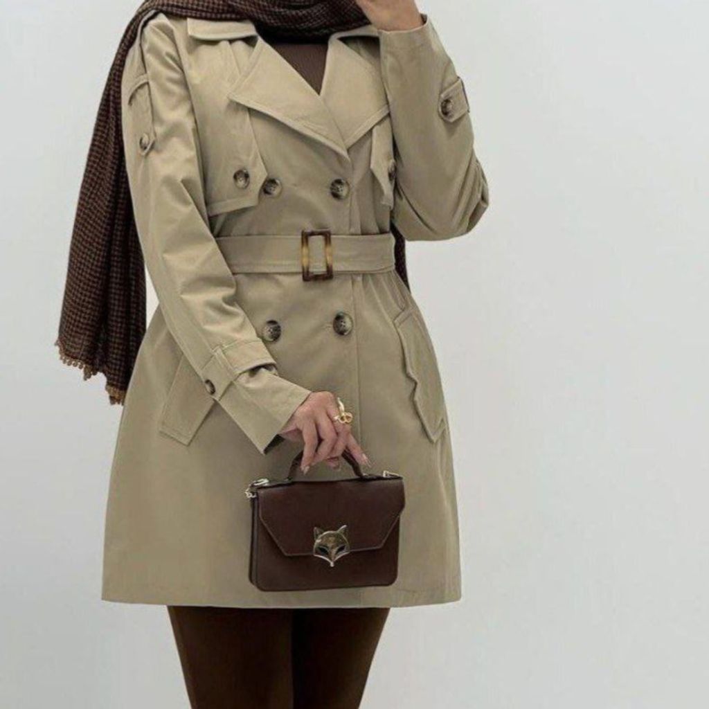 قیمت بارونی زنانه طرح پرنیا