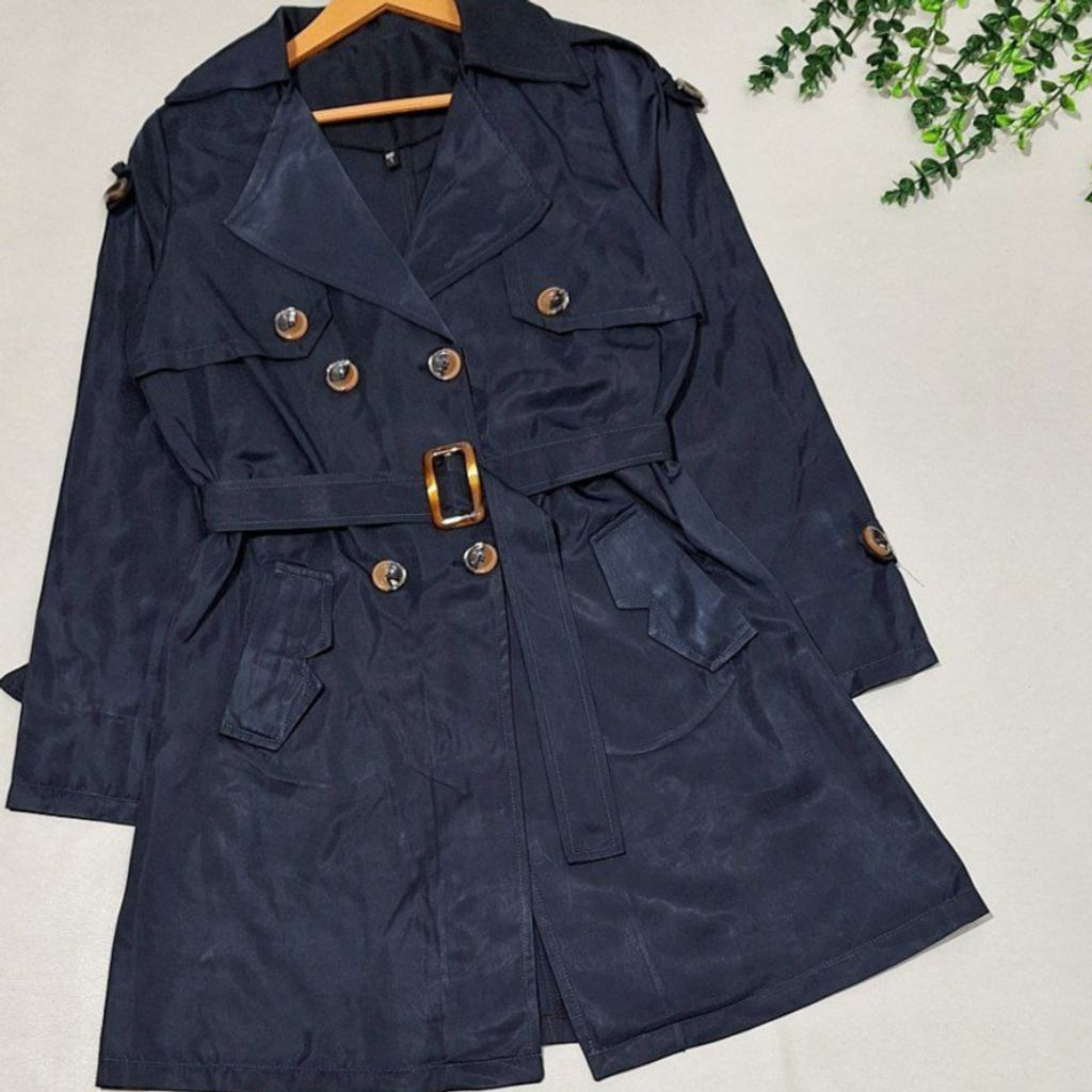 قیمت ارزان بارونی زنانه طرح پرنیا