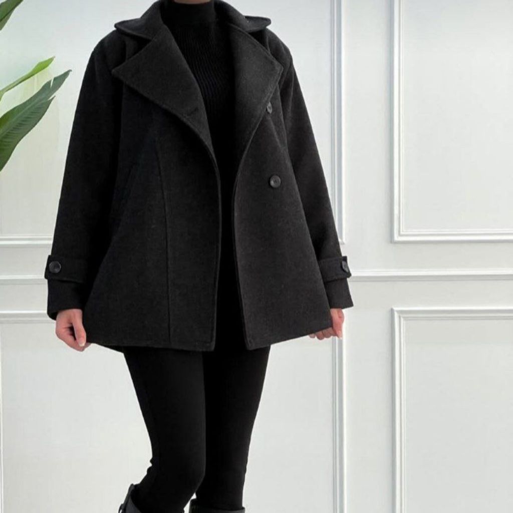 قیمت ارزان پالتو فوتر زنانه طرح یاسی