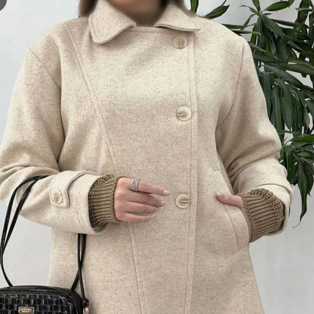 مشخصات پالتو فوتر زنانه طرح یاسی