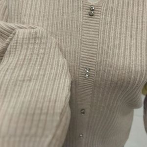 قیمت ارزان بلوز گپ بافت زنانه طرح یقه اشکی bl7ty