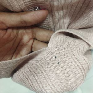 خرید انلاین بلوز گپ بافت زنانه طرح یقه اشکی bl7ty