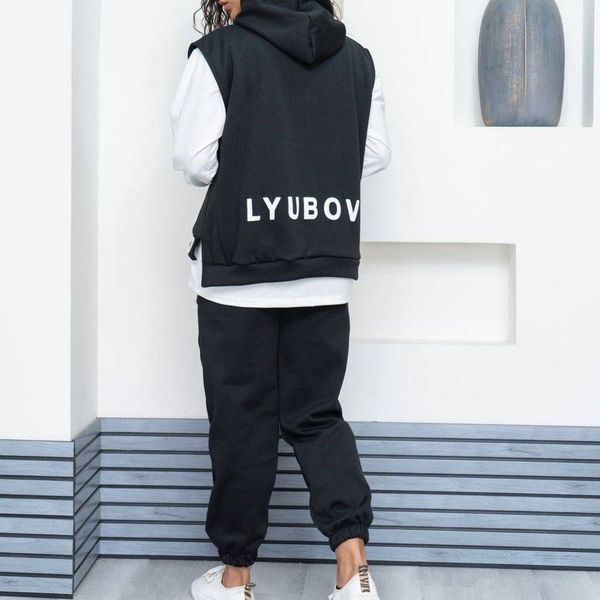 ست 3تیکه هودی+دورس+شلوار کد 801