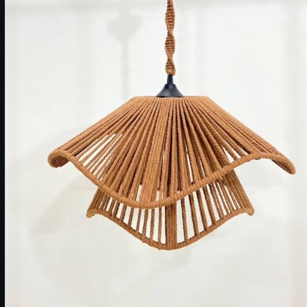 لوستر مکرومه بافی لاله