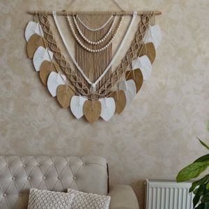 دیوار کوب مکرومه بافی مدل خورشید