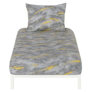 ملحفه رویه تشک کشدار به همراه روبالش طرح گلدار