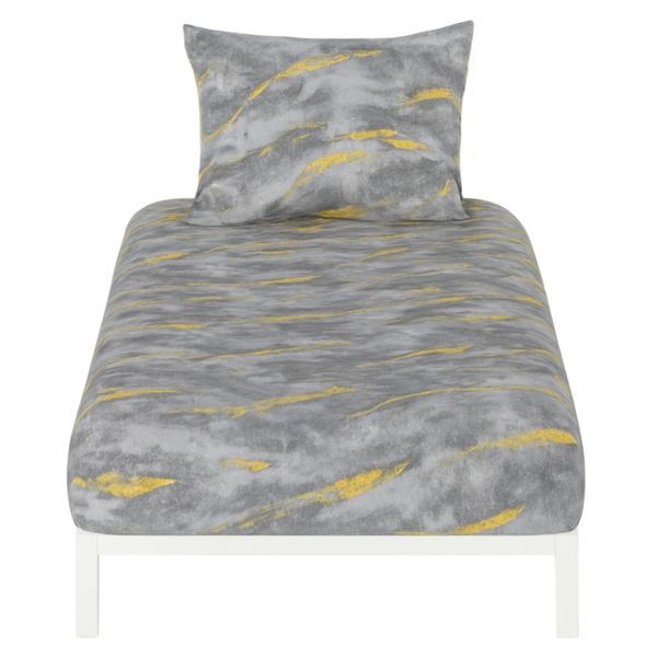 ملحفه رویه تشک کشدار به همراه روبالش طرح گلدار