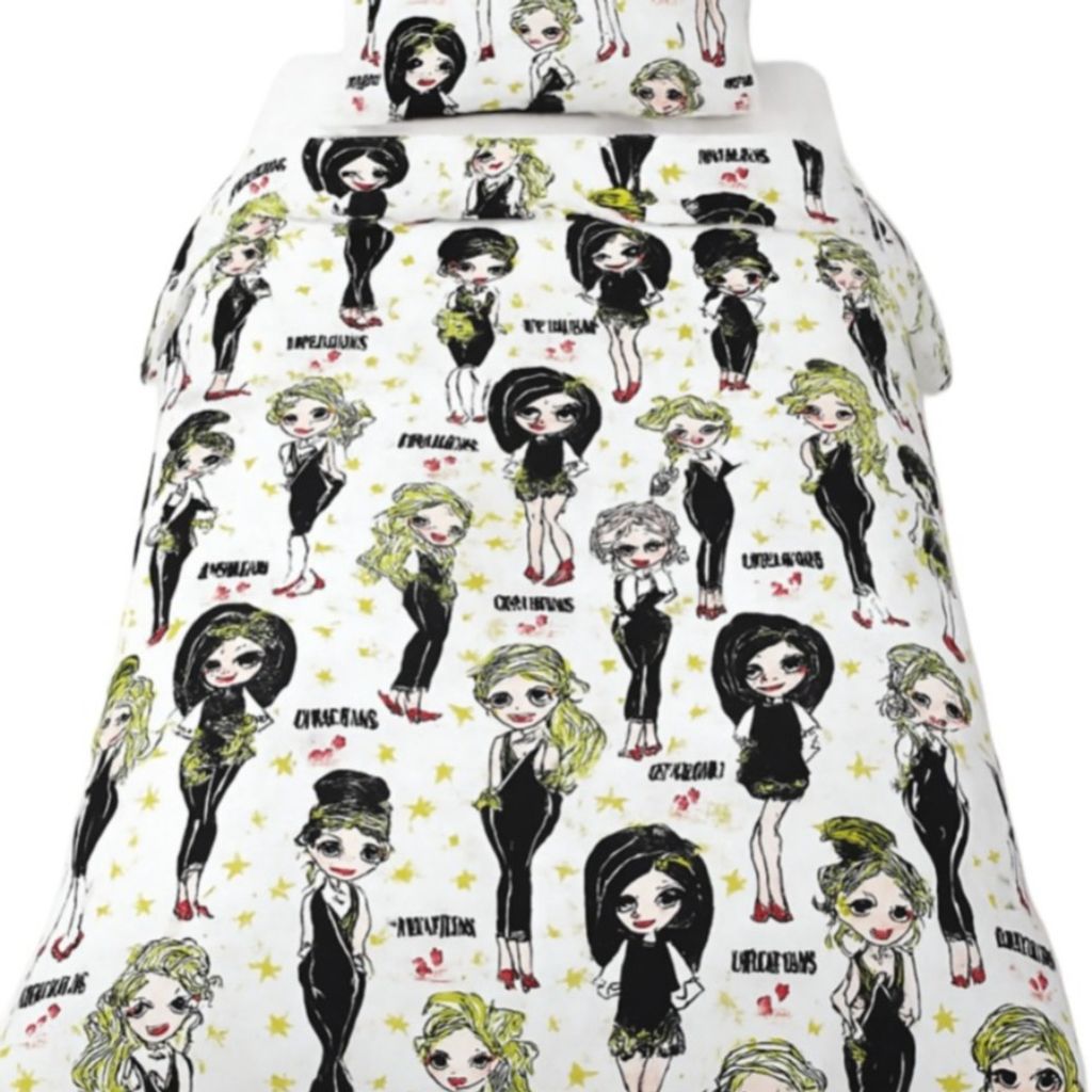 قیمت ملحفه تشک کشدار با رویه بالش یک نفره طرح دخترونه لاکچری