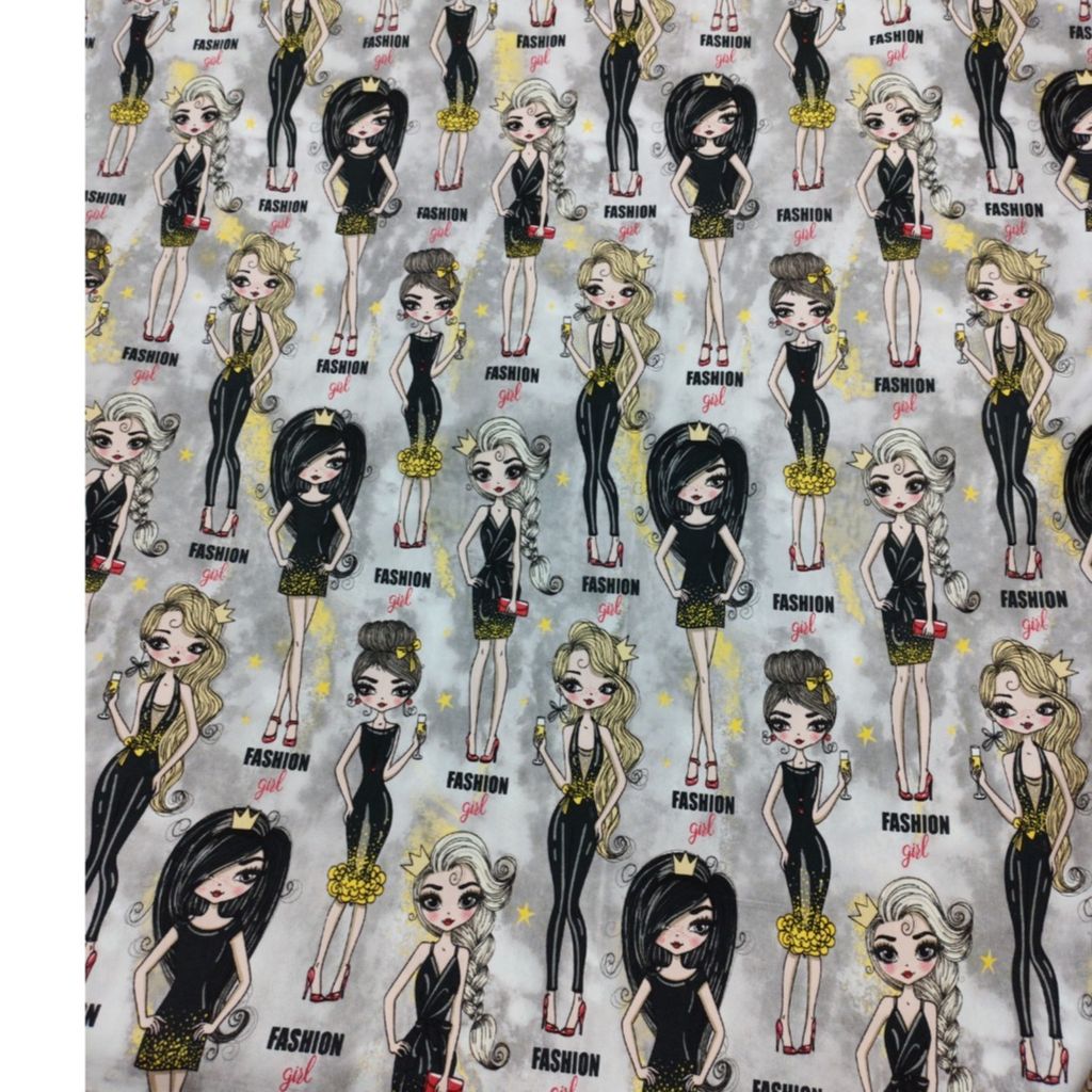 خرید اینترنتی ملحفه تشک کشدار با رویه بالش یک نفره طرح دخترونه لاکچری