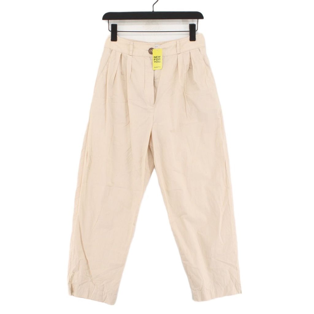 خرید انلاین شلوار مام استایل لنین دمپا چسب ZARA زنانه