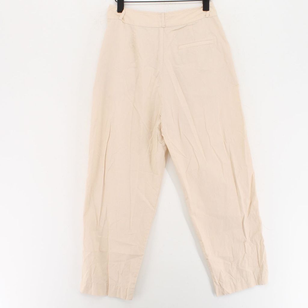 قیمت ارزان شلوار مام استایل لنین دمپا چسب ZARA زنانه