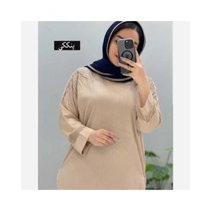 فروش اینترنتی بلوز مجلسی مراکشی نگین دار آستین تور دوزی زنانه