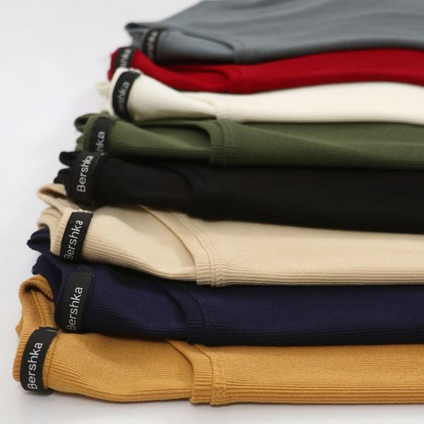 بلوز کبریتی یقه گرد زنانه