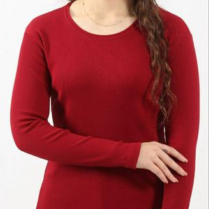 قیمت ارزان بلوز کبریتی یقه گرد زنانه