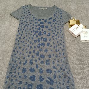 تونیک بافت طوسی پلنگی وارداتی