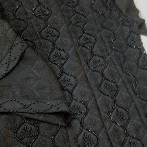 کت مشکی جواهر دوزی شده