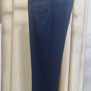 فروش اینترنتی شلوار زنانه گاواردین راسته قد صد سرمه ای