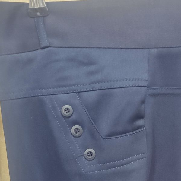 شلوار زنانه گاواردین راسته قد صد سرمه ای