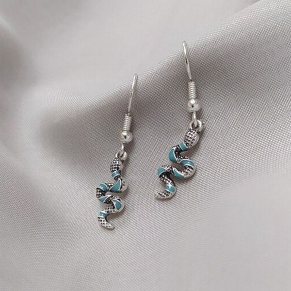 گوشواره آویز زنانه طرح مار - accessory_vay - Gosh 005