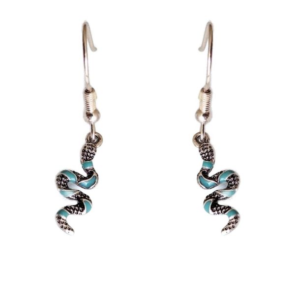 گوشواره آویز زنانه طرح مار - accessory_vay - Gosh 005