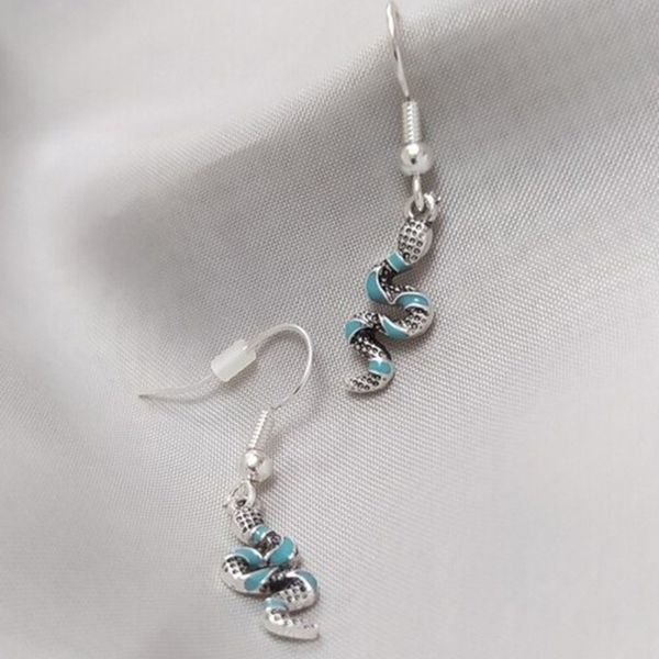 گوشواره آویز زنانه طرح مار - accessory_vay - Gosh 005