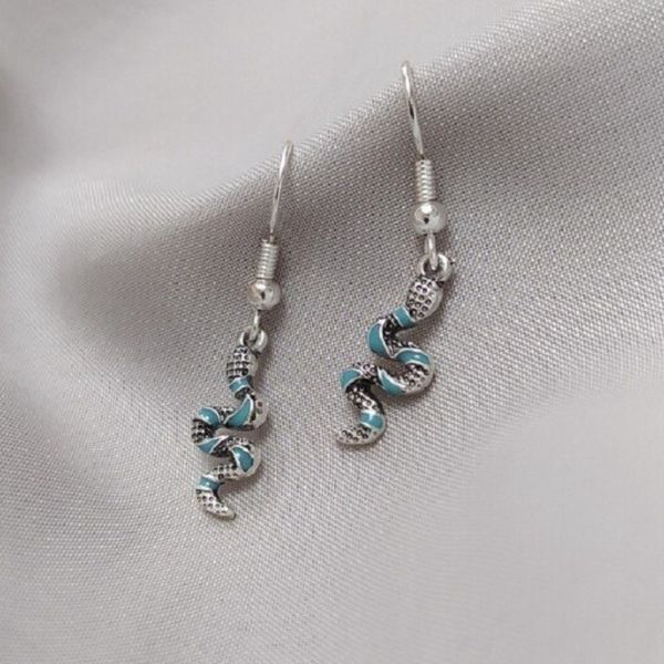 گوشواره آویز زنانه طرح مار - accessory_vay - Gosh 005