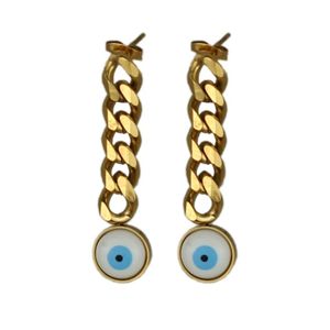 گوشواره آویز زنانه طرح چشم نظر - accessory_vay - Gosh 007