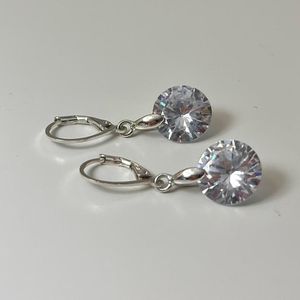 قیمت گوشواره چفتی زنانه مدل نگین الماسی - accessory_vay - Gosh 009