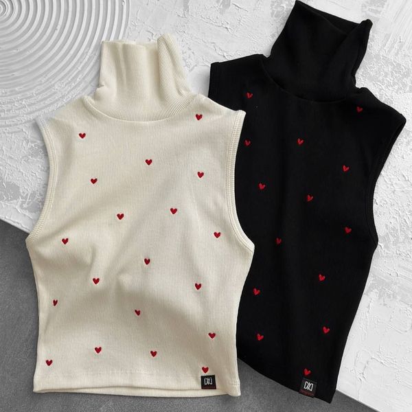 کراپ یقه اسکی قلب قلبی