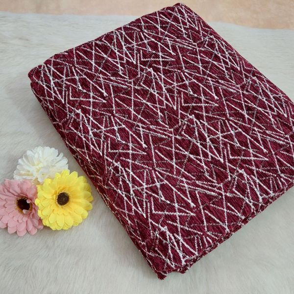 زیر سفره ای مخمل شانل طرح شکسته