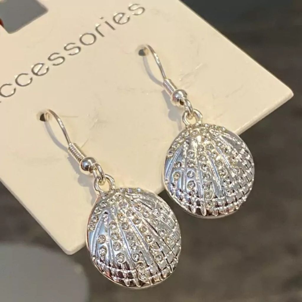 خرید آنلاین گوشواره آویز زنانه مدل صدفی - accessory_vay - Gosh 013