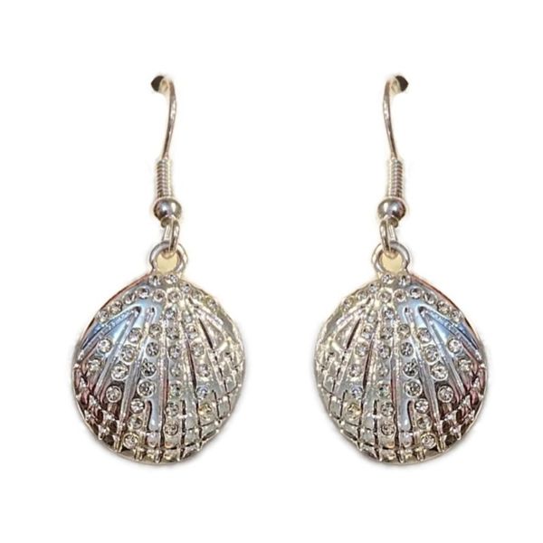 گوشواره آویز زنانه مدل صدفی - accessory_vay - Gosh 013