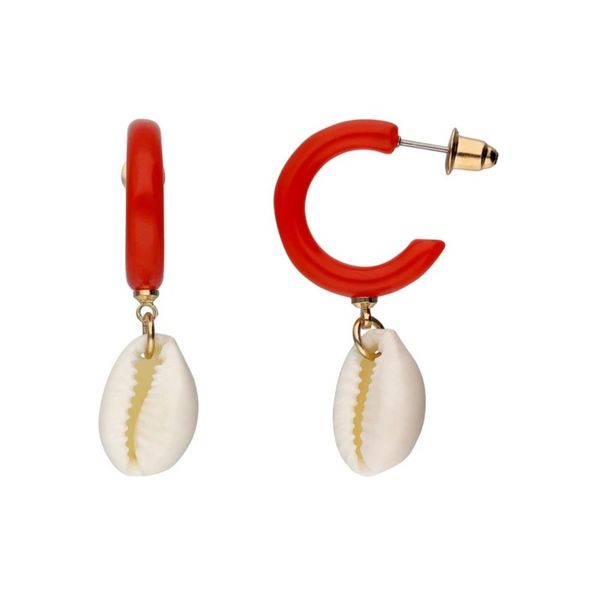 گوشواره میخی زنانه مدل صدف - accessory_vay - Gosh 015