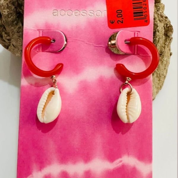 گوشواره میخی زنانه مدل صدف - accessory_vay - Gosh 015