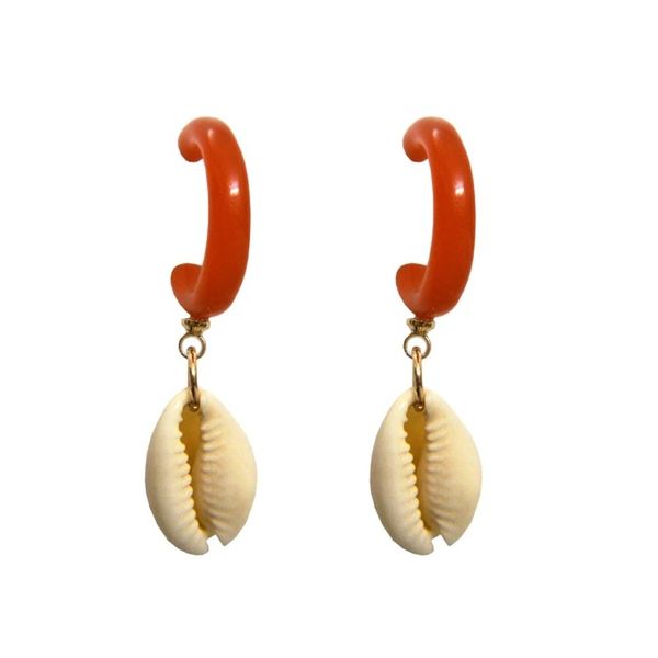 گوشواره میخی زنانه مدل صدف - accessory_vay - Gosh 015