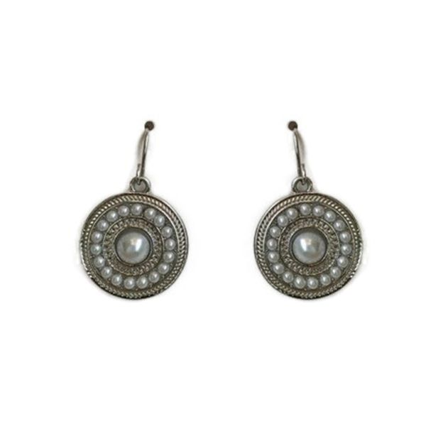 گوشواره آویز زنانه مدل دایره - accessory_vay - Gosh 020