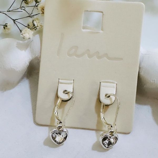 گوشواره چفتی زنانه مدل قلب - accessory_vay - Gosh 021