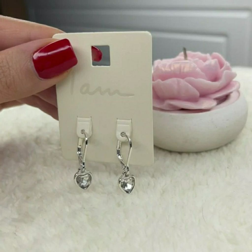 خرید اینترنتی گوشواره چفتی زنانه مدل قلب - accessory_vay - Gosh 021