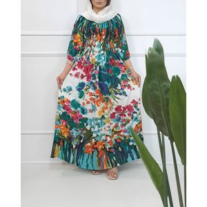 مشخصات ماکسی  هندی نخی کریشه گلبهار آستین بلند