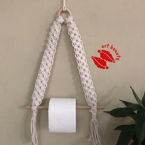 هولدر دستمال مکرومه بافی ترند ارت بیوتی