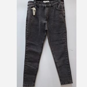 شلوار جین ذغالی زنانه 