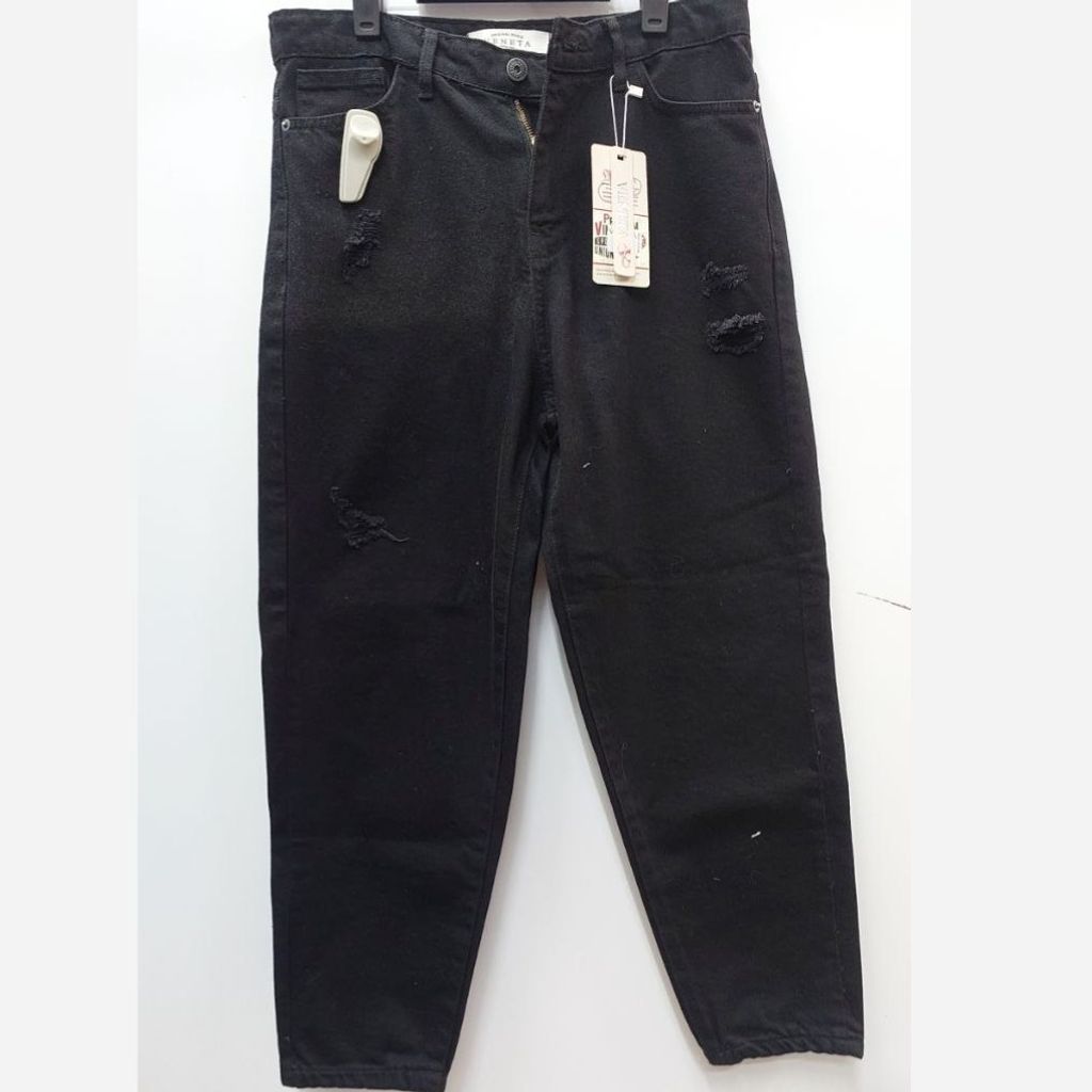 خرید آنلاین شلوار مام استایل زنانه مشکی