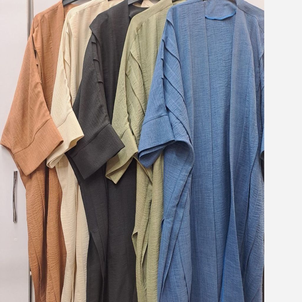 مشخصات مانتو عبایی زنانه نخی 