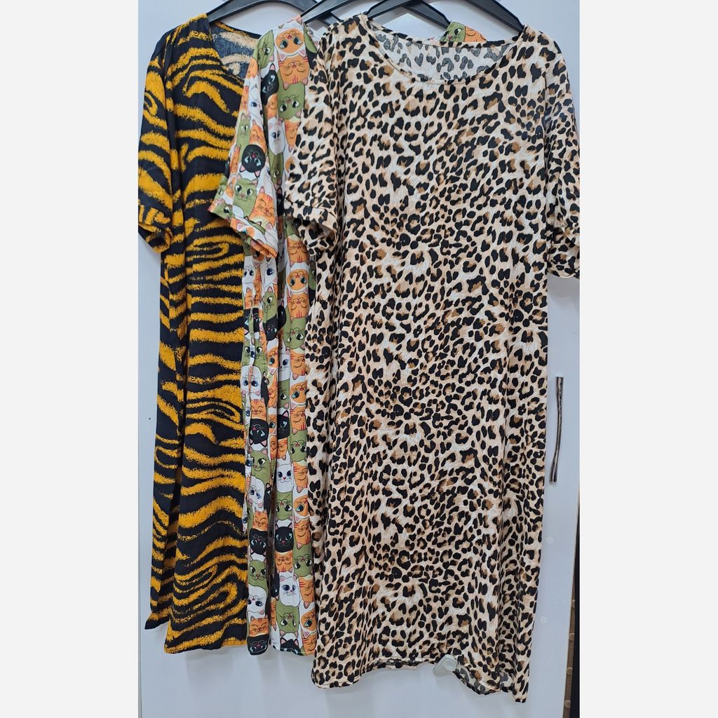 خرید انلاین پیراهن نخی تایلندی آستین کوتاه