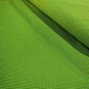 پارچه آشپزخانه زمینه سبز و خال ریز عرض 2 متر