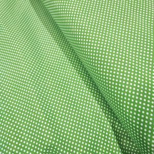 فروش اینترنتی پارچه آشپزخانه زمینه سبز و خال ریز عرض 2 متر