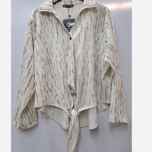 قیمت ارزان تونیک اسپرت جلو گره ای 