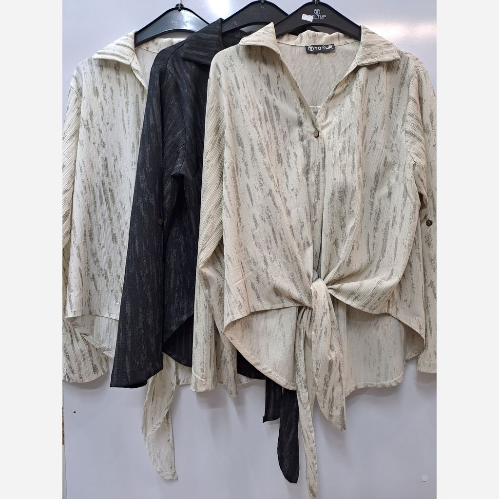 قیمت ارزان تونیک اسپرت جلو گره ای 